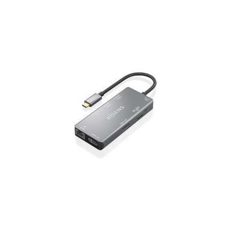 Dock AISENS USB-C a HDMI/USB/PD Gris (ASUC-6P018-GR)