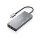 Dock AISENS USB-C a HDMI/USB/PD Gris (ASUC-6P018-GR)
