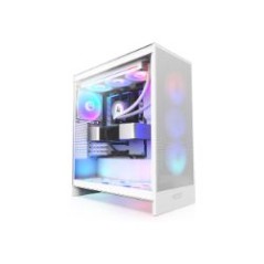 Caja NZXT H7 Flow RGB ATX mATX Blanca (CM-H72FW-R1)