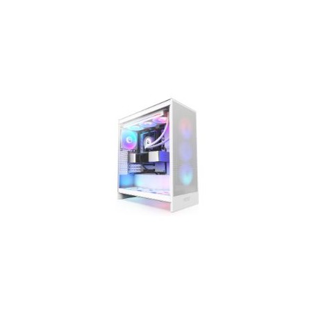 Caja NZXT H7 Flow RGB ATX mATX Blanca (CM-H72FW-R1)