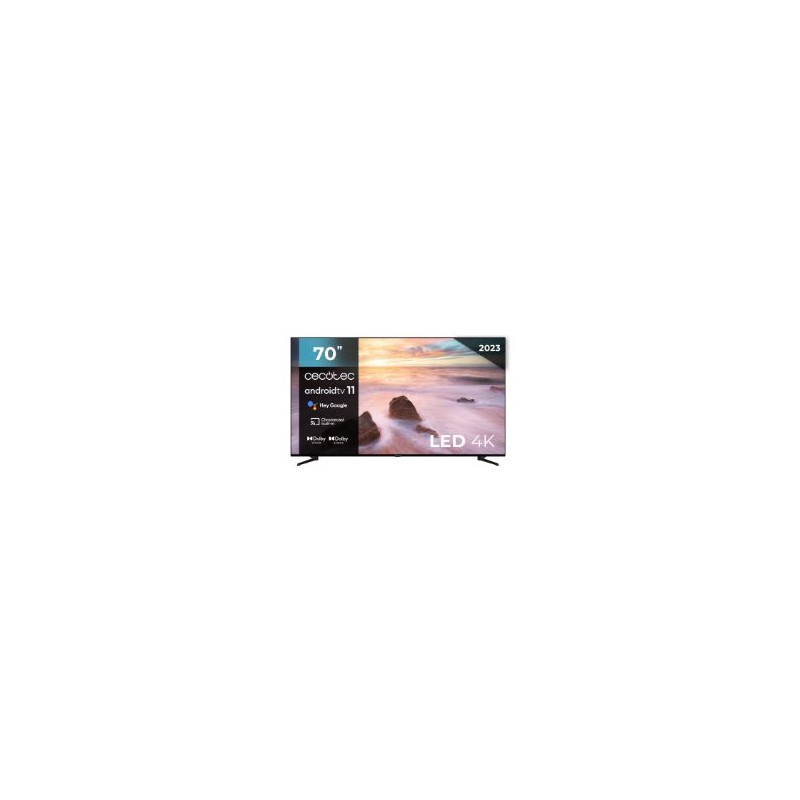 TV CECOTEC ALU20070 M 70" 4K UHD Android TV 11 (02616) TV CECOTEC ALU20070 M 70" 4K UHD Android TV 11 (02616)