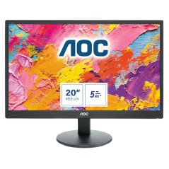 Monitor AOC 20" W-LED TN HD+ VGA Negro (E2070SWN)
