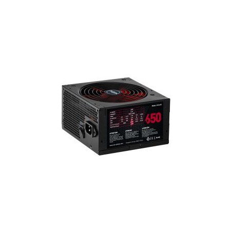 Fuente NOX NX 650W ATX PFC 87% 140mm Negra (NXS650)