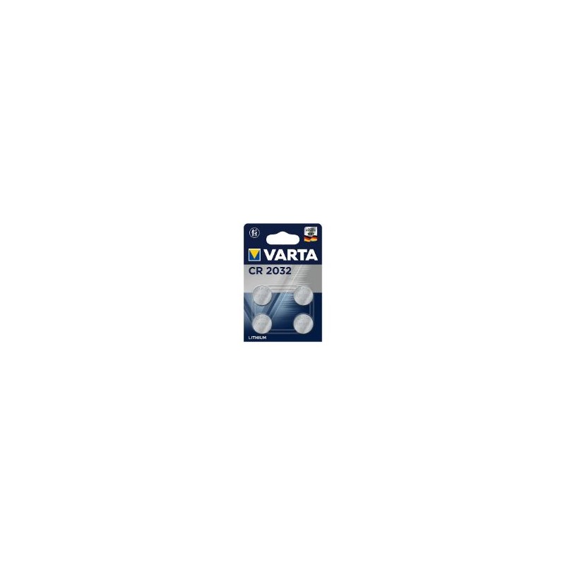 Pilas Varta Lithium Coin CR2032 Blister 4 (6032101404)