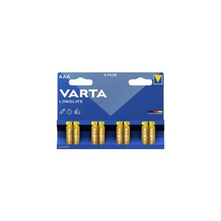 Pilas Varta Longlife AAA Blister 8 (4103101418)