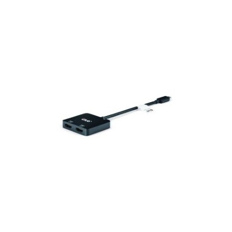Adaptador Club 3D USB-C a 2xHDMI 4K PD 100W (CSV-1558