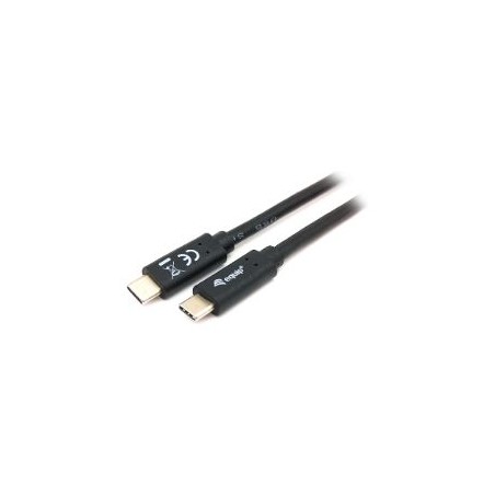 Cable EQUIP USB-C/M a USB-C/M 1m Negro (128346)