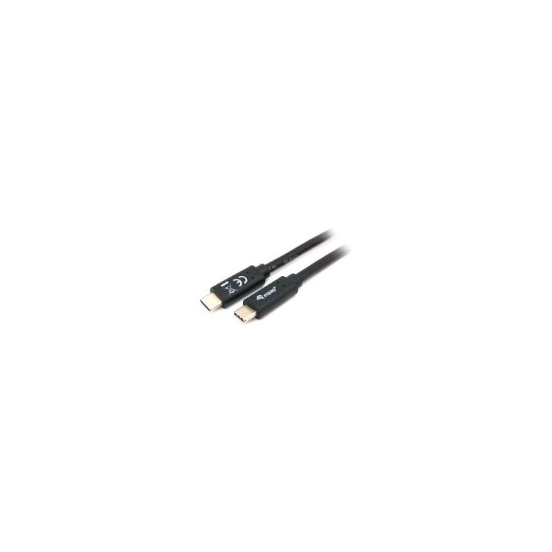 Cable EQUIP USB-C/M a USB-C/M 2m Negro (128347)