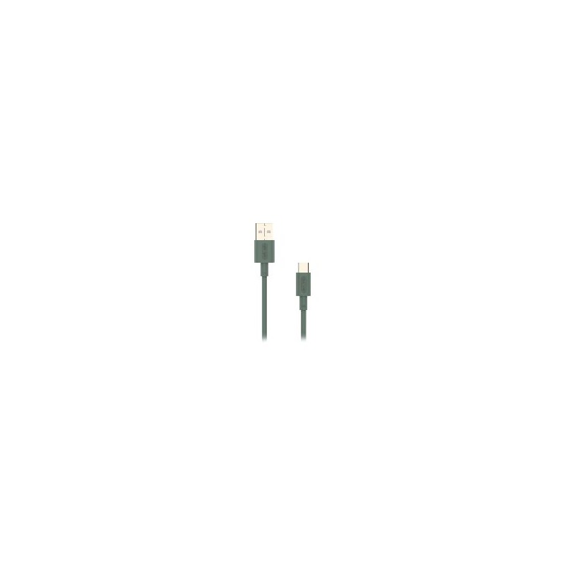 Cable NUBBEH Elisium USB-A/USB-C 1m Verde (NBTCABLACG1)