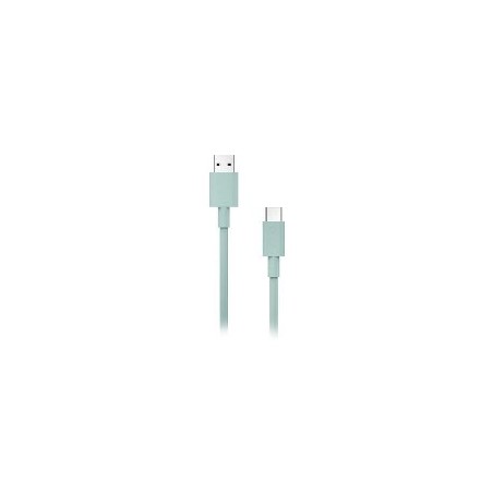 Cable NUBBEH Borealis USB-A/USB-C Turquesa (NBCABLACT)