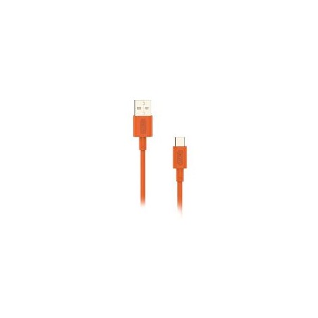 Cable NUBBEH Elisium USB-A/USB-C Naranja (NBTCABLACO1)