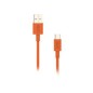 Cable NUBBEH Elisium USB-A/USB-C Naranja (NBTCABLACO1)