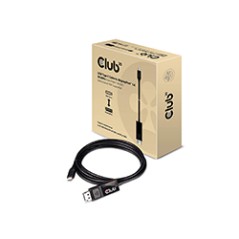 Cable Club 3D USB-C/M a DP/M 1.8m Negro (CAC-1557)