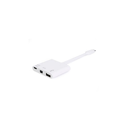 Adaptador EQUIP USB-C a USB-A/C PD/Mini DP (EQ133463)