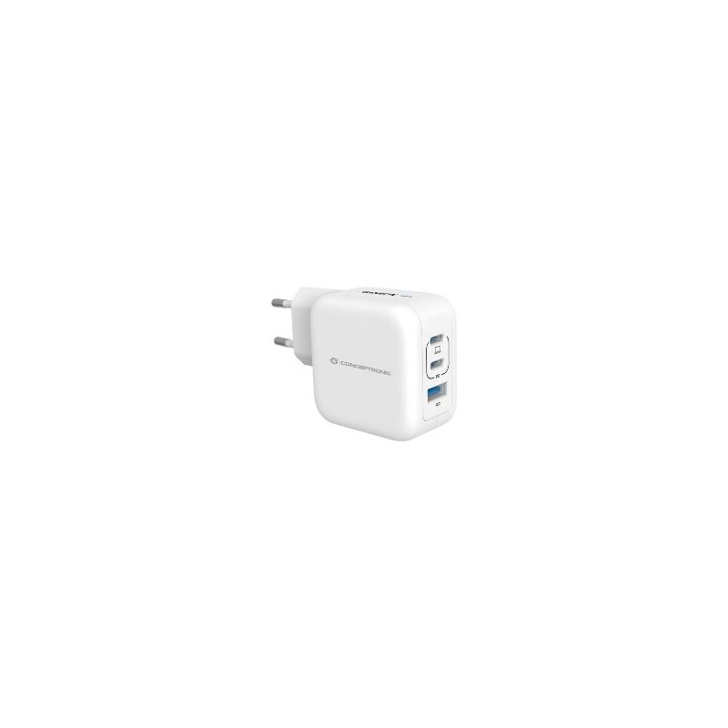 Cargador CONCEPTRONIC USB-A/C 67W Blanco (ALTHEA17W)