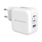 Cargador CONCEPTRONIC USB-A/C 67W Blanco (ALTHEA17W)