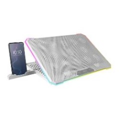 Base Refrigeracion MARS GAMING 17" ARGB Blanco(MNBC13W)