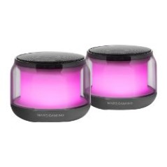 Altavoces Mars Gaming 15W RGB 3.5mm BT Negros (MSAURA)