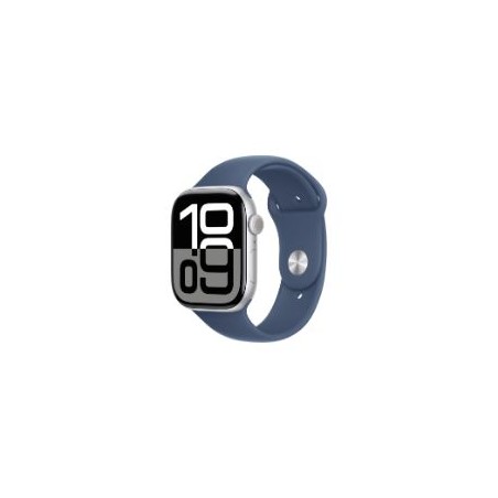 Apple Watch Series10 GPS Cell 46mm Plata/Azu(MWY03QL/A)