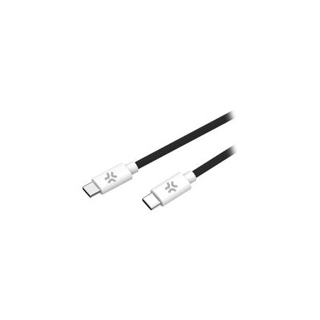 Cable CELLY USB-C a USB-C PD 60W Negro (USBCUSBCCOTTGN)