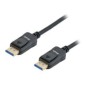 Cable EQUIP DP M/M 16K 60Hz 40Gbit/s 1m Negro(EQ119271)