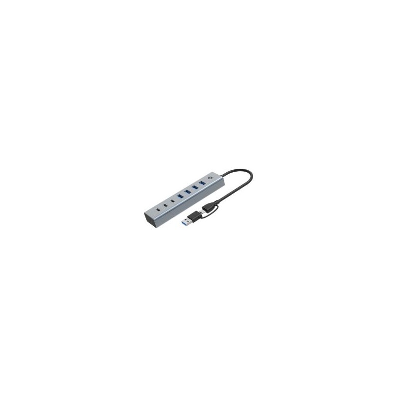 Hub CONCEPTRONIC USB-C 3.0 7p Gris (HUBBIES20G) Hub CONCEPTRONIC USB-C 3.0 7p Gris (HUBBIES20G)