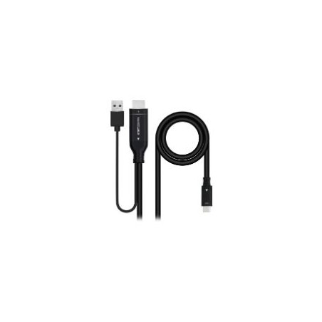 Nanocable HDMI/M a USB-C/M 1.8m Negro (10.15.4354)