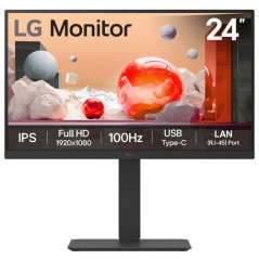 Monitor LG 24" IPS FHD USB-C 100Hz DP sRGB (24BA750-B)