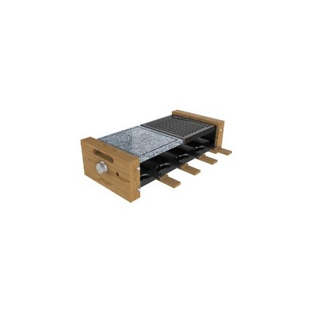 Raclette CECOTEC CheeseGrill 8400 Wood MixGrill(03100)