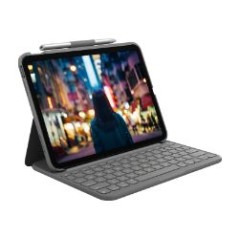 Funda+Teclado LOGITECH iPad Bluetooth Gris (920-011429)