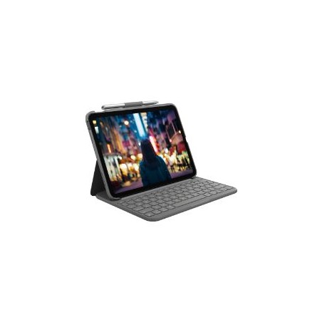 Funda+Teclado LOGITECH iPad Bluetooth Gris (920-011429)