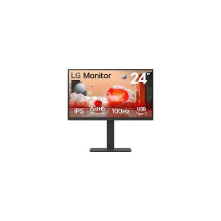 Monitor LG 24" IPS FHD 100Hz DP HDMI Negro (24BA650-B)