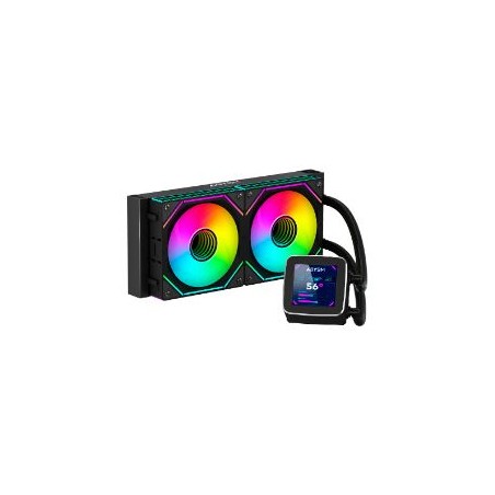 Ref. Líq. Abysm Oceanic LCD 240 ARGB Negra (AB324011)