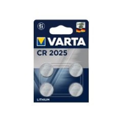 Pilas Varta Lithium Coin CR2025 Blister 4 (6025101404)