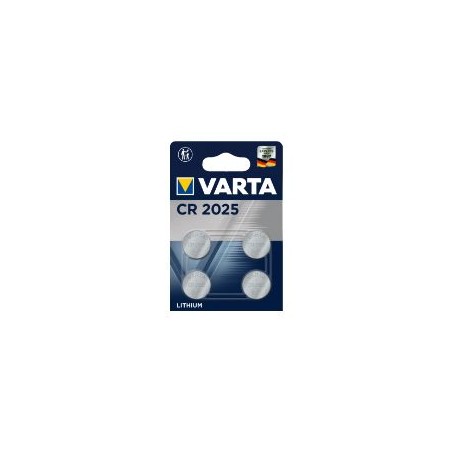 Pilas Varta Lithium Coin CR2025 Blister 4 (6025101404)