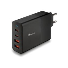 Cargador Pared NGS 1xUSB-C 1xUSB-A 45W Negro (BUD45W)
