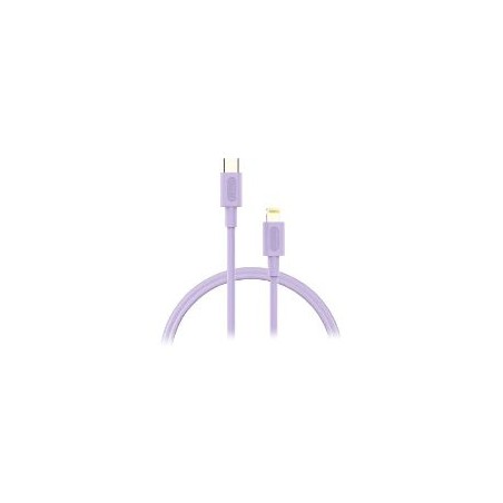 Cable NUBBEH USB-C/Lightning 1m 2A Lila (NBTCABLCLP1)