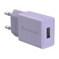Cargador Pared NUBBEH 1USB-A 10W Lila (NBWALLCHUSBP10)