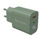 Cargador Pared NUBBEH USB-C 30W PD Verde (NBWALLCHG)