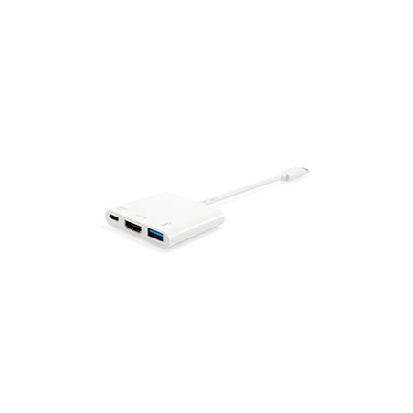 Adaptador EQUIP USB-C a USB-A/USB-C PD/HDMI (EQ133461)
