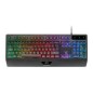 Teclado Mars Gaming FRGB Multimedia USB Negro (MK124ES)