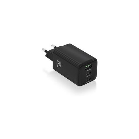 Cargador AISENS USB-A/C 65W Negro (ASCH-65W3P042-BK)
