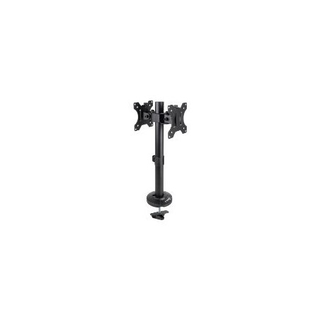 Soporte Mesa TooQ 17"-32" 2 Pantallas Negro (DB1132TN-B