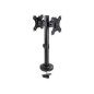 Soporte Mesa TooQ 17"-32" 2 Pantallas Negro (DB1132TN-B