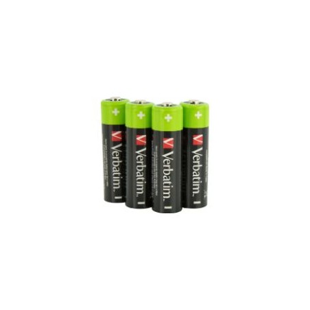 Pila Recargable Verbatim Alcalina AA HR06 4U (49517)