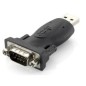 Adaptador EQUIP USB 2.0/M a RS232/M Negro (EQ133382)