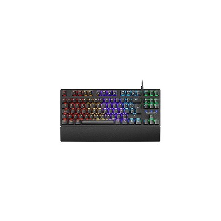 Teclado Mars Gaming LED RGB USB 1.5m Negro (MKTKLRES)