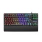 Teclado Mars Gaming LED RGB USB 1.5m Negro (MKTKLRES)