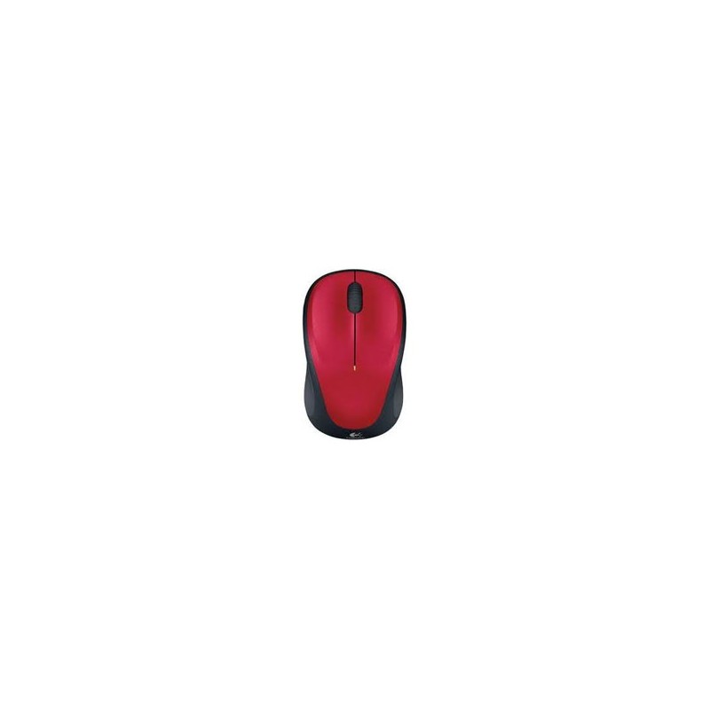 Ratón LOGITECH M235 Wireless Notebook Rojo (910-002496)