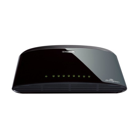 Switch D-Link 8xRJ45 10/100 Negro (DES-1008D)
